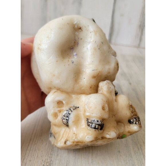 Halloween AS IS skull snake creepy prop spider candle home decor - Picture 9 of 11